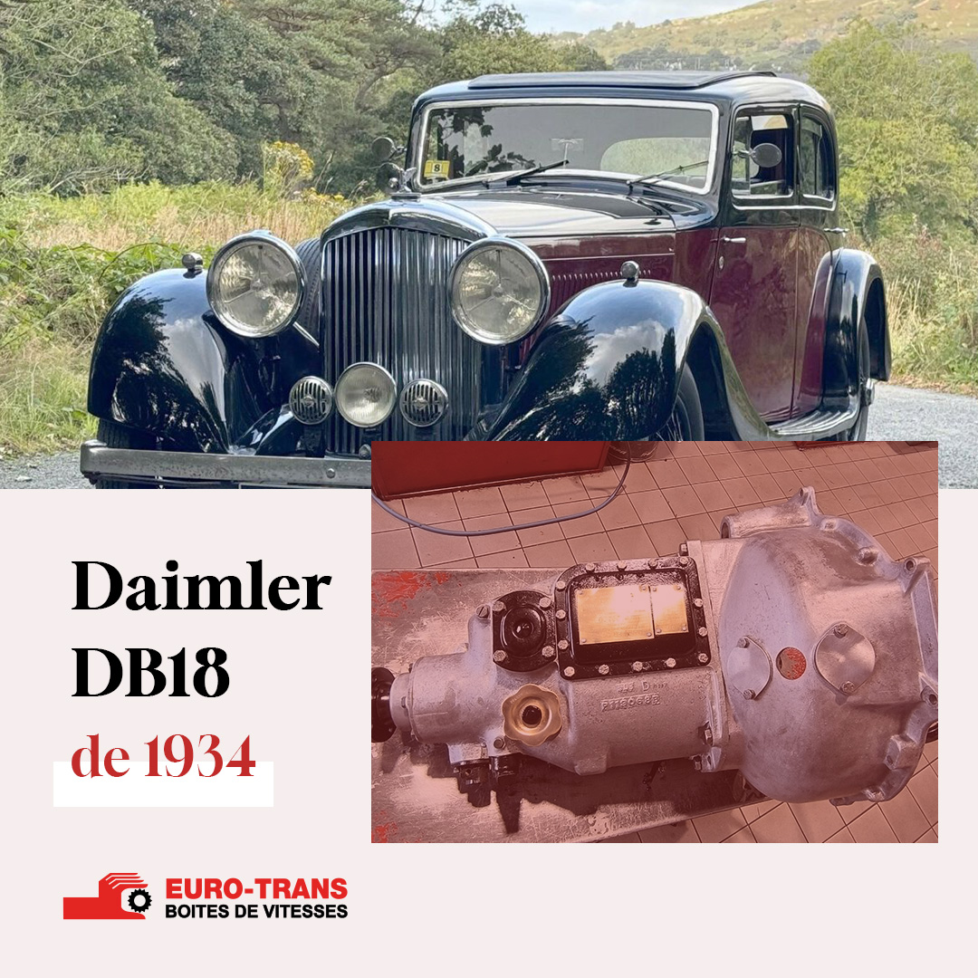 Daimler DB18 1934 : l’élégance britannique et la mécanique de précision