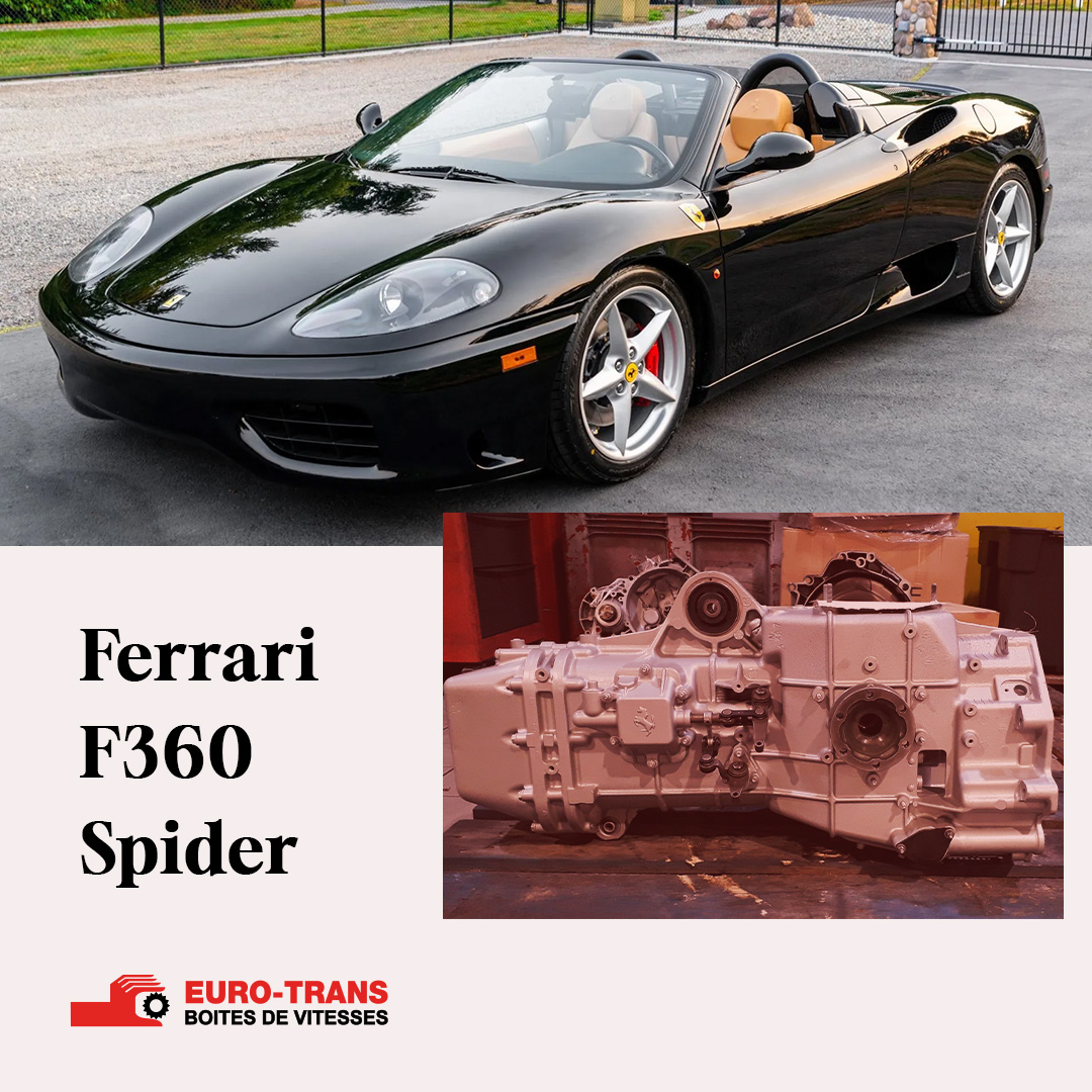 Ferrari F360 Spider : maîtrise et performance au service de la transmission